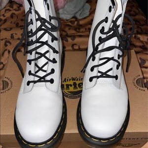 White doc martins
